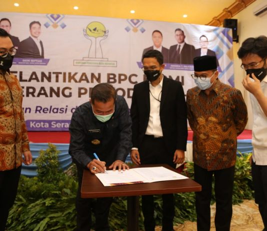 Walikota Serang Ajak HIPMI Bantu Pulihkan Ekonomi Masyarakat di Masa Pandemi