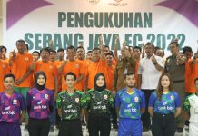 Didukung Penuh Pemkot Serang, Serang Jaya FC Pasang Target Tembus Liga 2