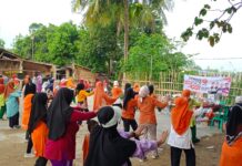 PKS Kasemen Menyapa Masyarakat Taman Angsoka, dari Gelar Senam hingga Terima Curhatan