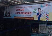 Aje Kelalen Lur, Besok Ada Cukur Rambut Gratis HUT ke-16 Kota Serang, Ini Waktu dan Lokasinya