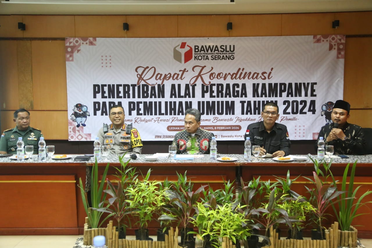 Jelang Masa Tenang Pemilu 2024 Pemkot Serang Siap Dukung Bawaslu Dalam Penertiban Apk 