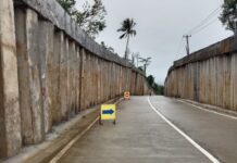 Tiang Penyangga Tanjakan Bangangah di Kabupaten Pandeglang Diperbaiki