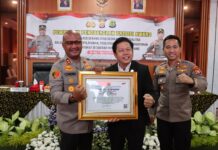 Kapolres Serang AKBP Condro Sasongko Raih Penghargaan Presisi Award 2024