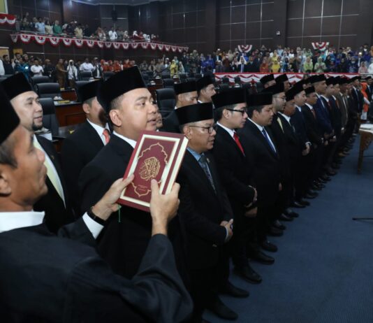 45 Anggota DPRD Kota Serang Periode 2024-2029 Dilantik, Ada Mantan Camat