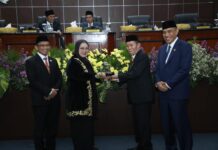 Muji Rohman Terpilih menjadi Ketua DPRD Kota Serang Sementara