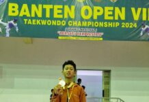 Atlet Taekwondo asal Kota Serang Dhafin Rizkiazmi Nailupar Lolos Seleksi Kemenpora