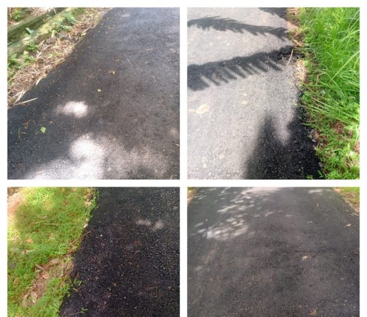 Diduga Dikerjakan Asal-asalan, Inspektorat Dituntut Audit Pengaspalan di Desa Bale Kencana Mancak