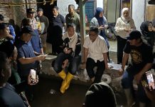 Gubernur Banten dan Walikota Serang Kompak Tengah Malam Tinjau Lokasi Banjir di Kasemen