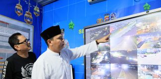 Walikota Serang Tinjau Posko Mudik saat Malam Takbiran, Pastikan Pelayanan dan Keamanan Pemudik Optimal