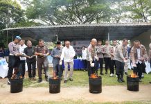 BI Banten dan APH Musnahkan Ribuan Uang Palsu Non Yuridis Hasil Temuan 2018-2025